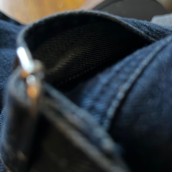 COURTSHOP DENIM OVERALL SHORTS SIZE WOMEN XS - Picture 3 of 8